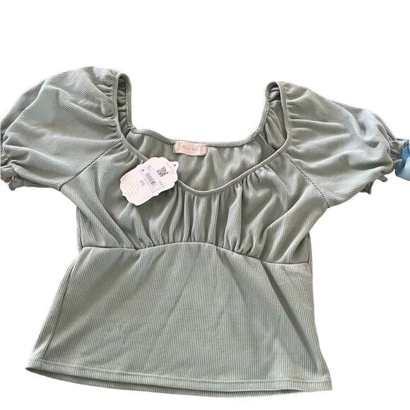 Altar‘d State Sage Green Crop Top (Size L) NWT - Picture 1 of 5